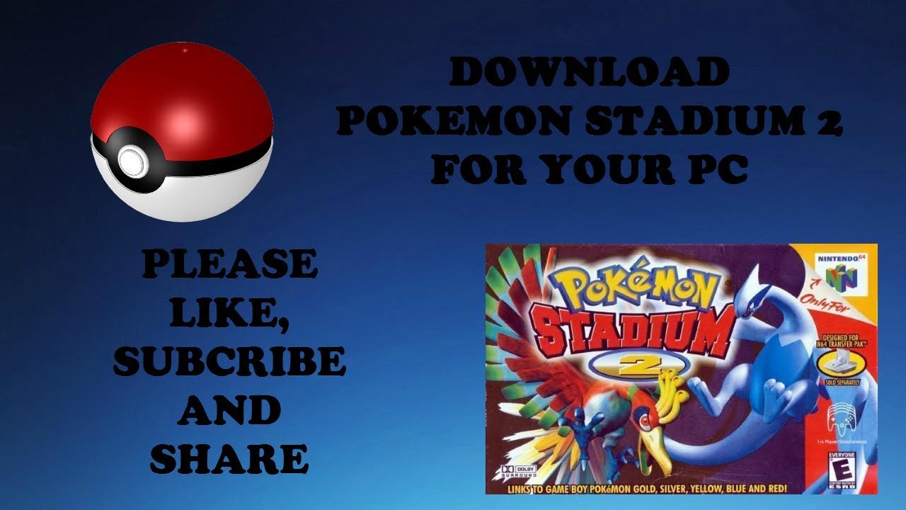 Pokemon Stadium 2 Download Pc